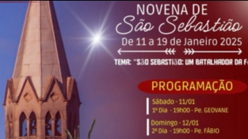 Novena em Louvor a São Sebastião começa sábado, dia 11