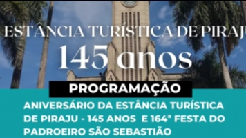 Programação da Festa de Aniversário de Piraju